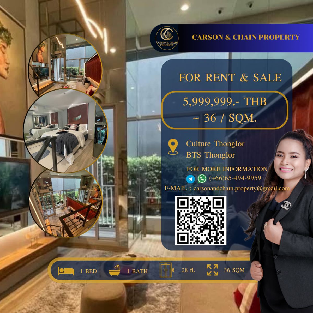 For SaleCondoSukhumvit, Asoke, Thonglor : Culture Thonglor