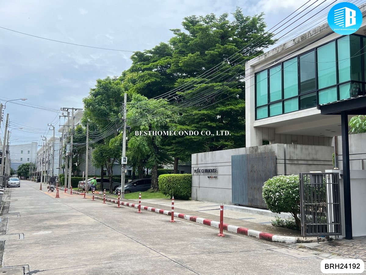 For RentTownhomeSamut Prakan,Samrong : Central house ✅ 3 -story townhome rental, Playx Bangna