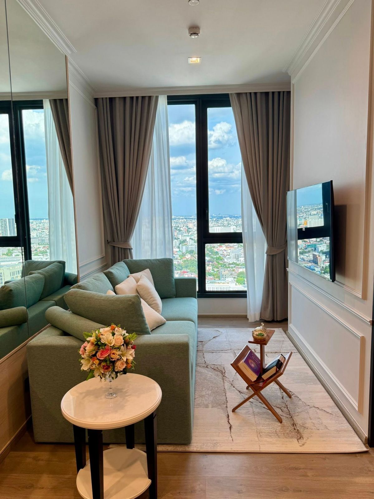 ให้เช่าคอนโดลาดพร้าว เซ็นทรัลลาดพร้าว : ✨Condo for Rent : The Crest Park Residences (( BTS Ha Yaek Ladprao )) AP-02 ( line : @condo91 )