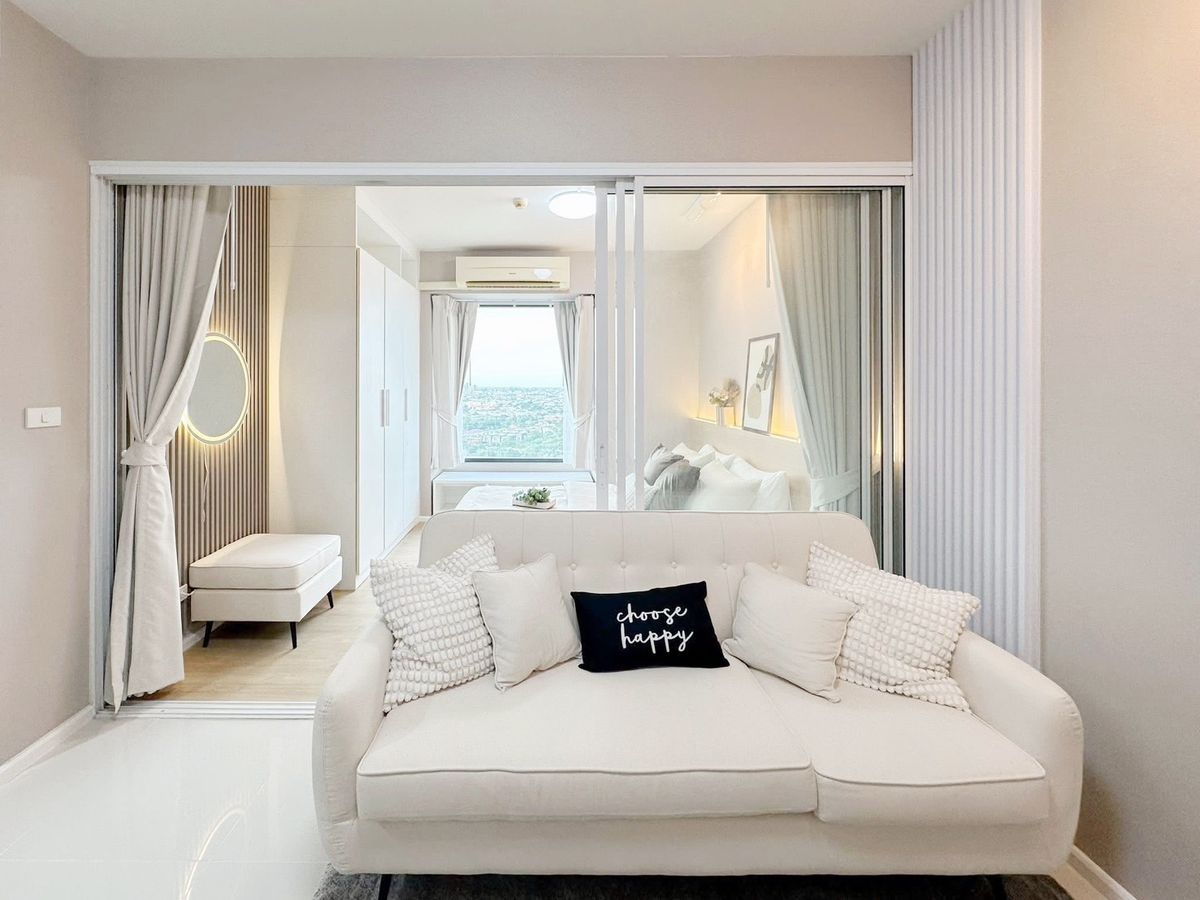 ขายคอนโดรามคำแหง หัวหมาก : S-FMR202  ขายคอนโด ฟิวส์โมเบียส รามคำแหง, 29 ตรม. แต่งสวยพร้อมอยู่  2.29 ล้าน📌ฟรีโอน 064-959-8900