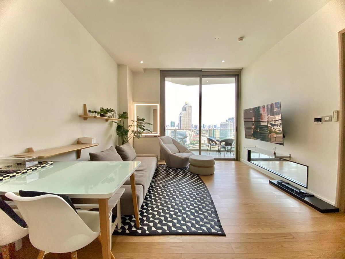 ให้เช่าคอนโดวงเวียนใหญ่ เจริญนคร : ✨Condo for Rent : Magnolias Waterfront Residences (BTS Charoen Nakhon) AP-02 ( line : @condo91 )