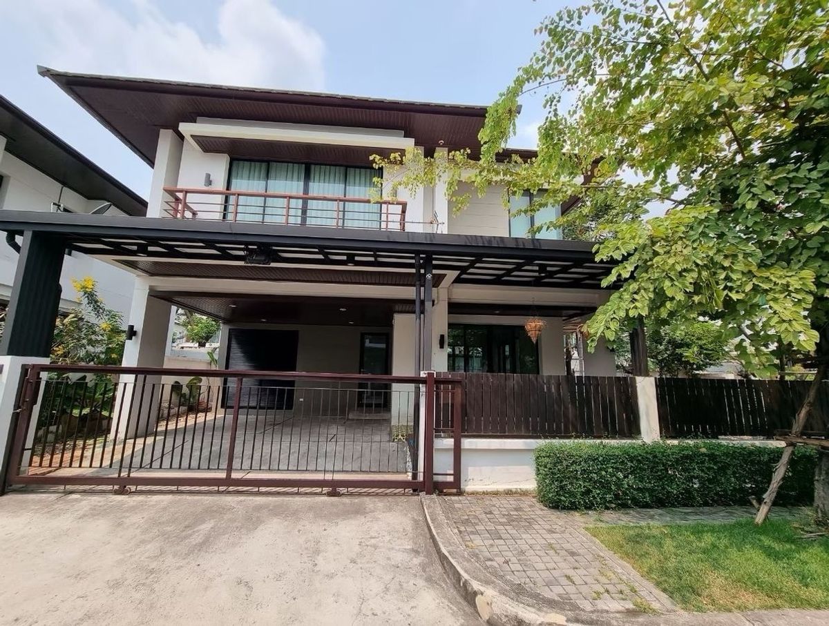 ขายบ้านลาดกระบัง สุวรรณภูมิ : 56.4ตรว 3นอน3น้ำ บ้านเดี่ยว 2 ชั้น Lake View Park วงแหวน บางนา ราม 2