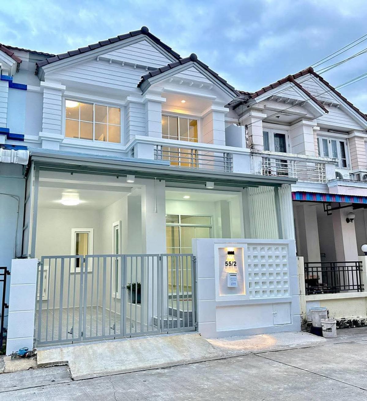 ขายทาวน์โฮมนนทบุรี บางใหญ่ บางบัวทอง : ขายทาวน์เฮ้าส์/ทาวน์โฮม  ทิพย์พิมาน การ์เด้น บ้านกล้วย - ไทรน้อย รีโนเวทใหม่ พิมลราช บางบัวทอง นนทบุรี CX-124163