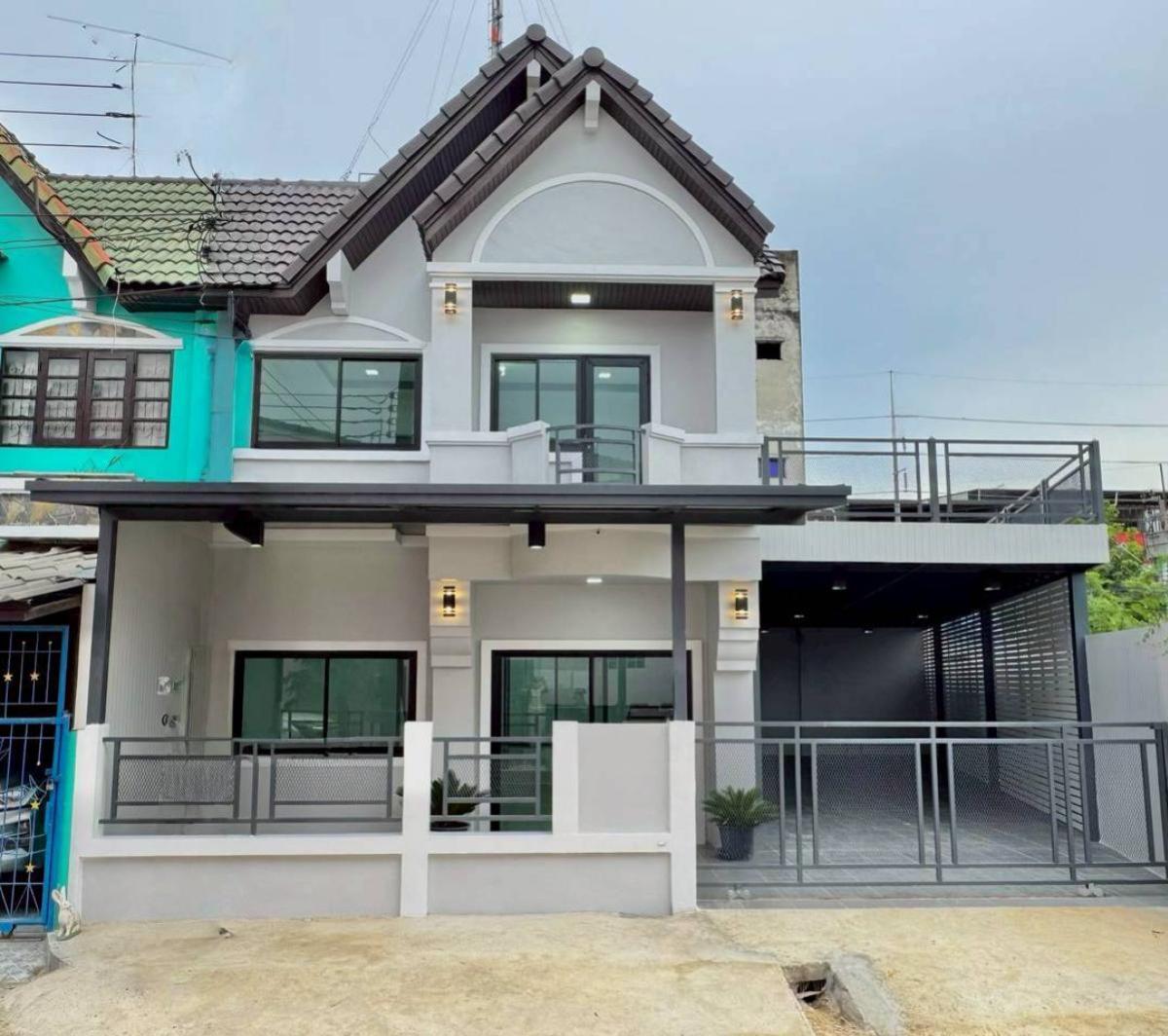 ขายทาวน์โฮมนนทบุรี บางใหญ่ บางบัวทอง : ขายทาวน์เฮ้าส์/ทาวน์โฮม  บ้านรัตนธานี (บางบัวทอง) รีโนเวทใหม่ บางรักพัฒนา บางบัวทอง นนทบุรี CX-128729