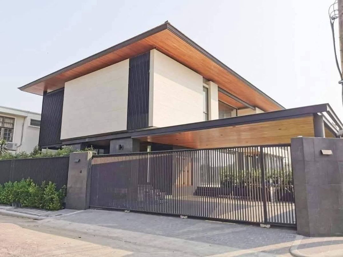 For RentHouseBangna, Bearing, Lasalle : Land 156 Sq. Uses 610 sqm, 4 bedrooms, 5 water, 3 water, 2 storey house, Evergreen Village, Evrergreen Ville, Bang Na Trat 56