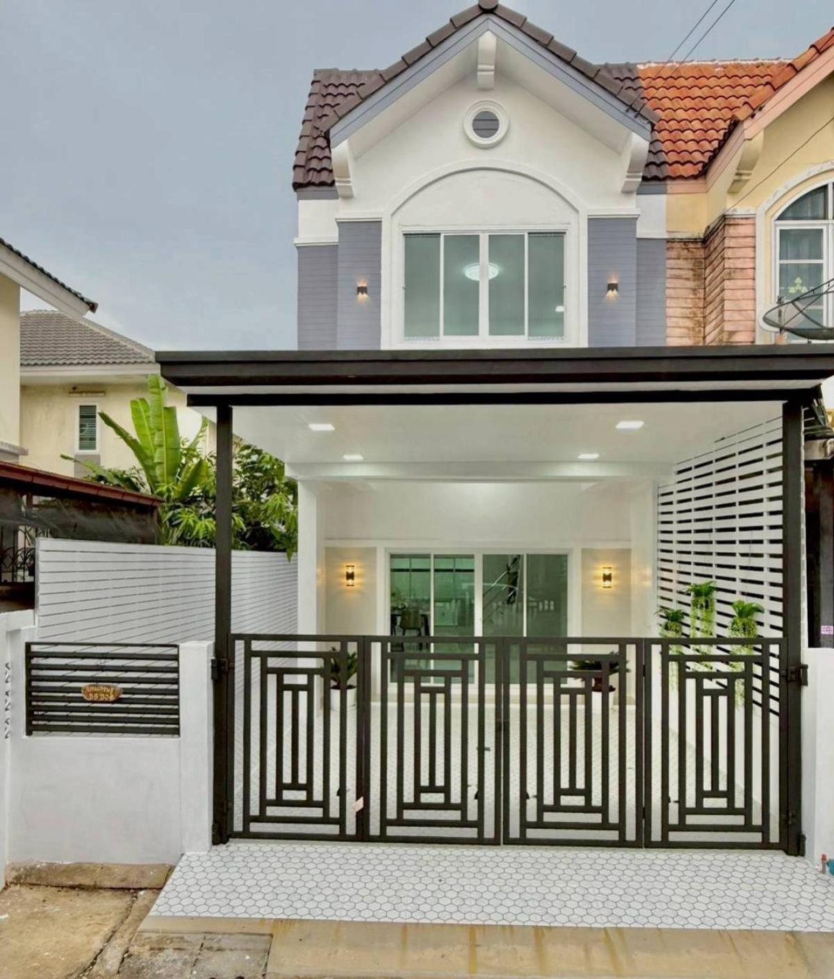 ขายทาวน์โฮมนนทบุรี บางใหญ่ บางบัวทอง : ขายทาวน์เฮ้าส์/ทาวน์โฮม  เหนือฟ้าพลัส บางบัวทอง พิมลราช บางบัวทอง นนทบุรี CX-131550