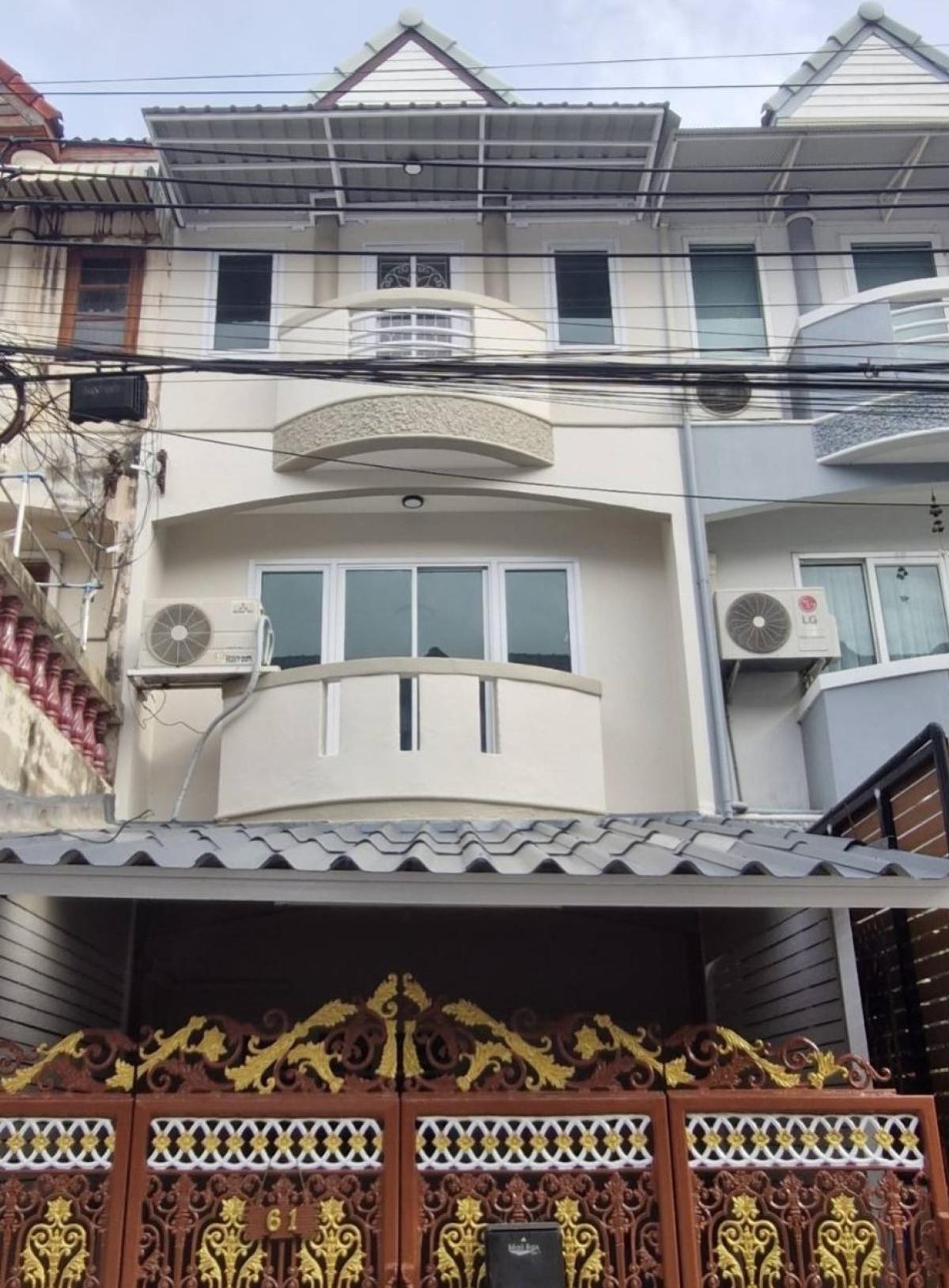 ขายทาวน์โฮมท่าพระ ตลาดพลู วุฒากาศ : ขายทาวน์เฮ้าส์/ทาวน์โฮม  บ้านตวงทอง 6 คลองบางพราน เขต บางบอน กรุงเทพ CX-128580