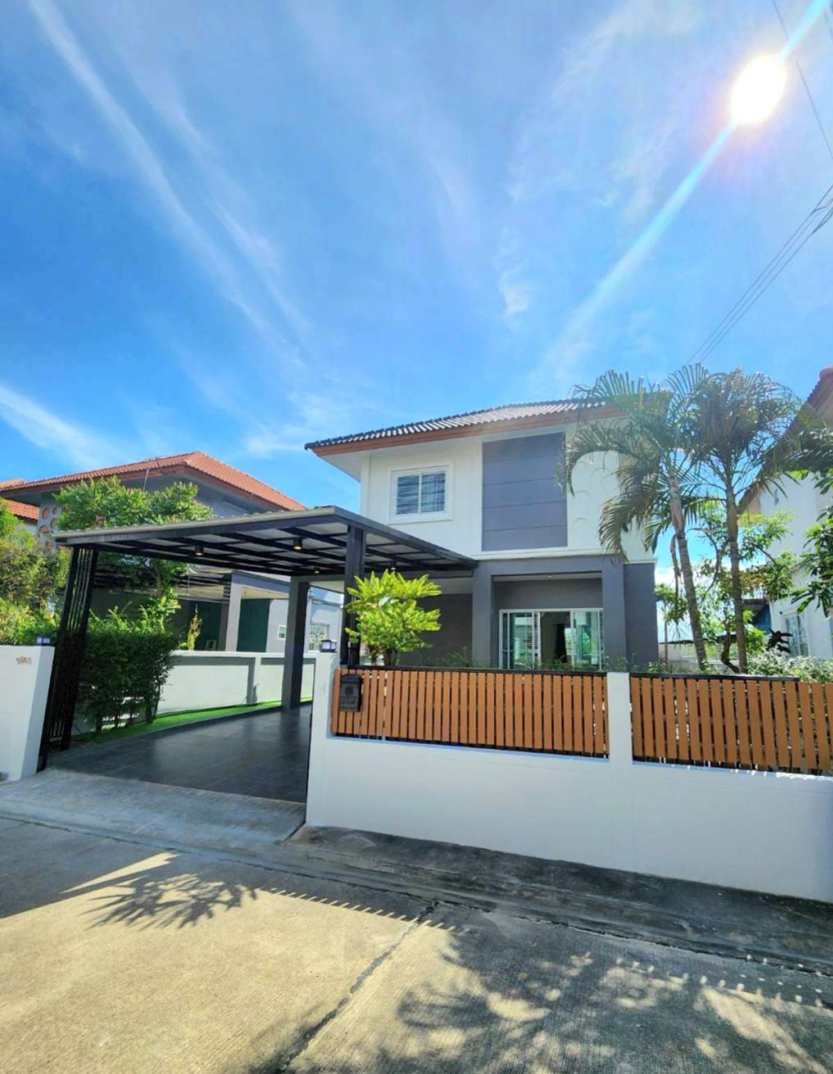 ขายบ้านพระราม 5 ราชพฤกษ์ บางกรวย : ขายบ้าน  บางกอกการ์เด้นท์ บางกรวย หน้ากว้าง รีโนเวทใหม่ ศาลากลาง บางกรวย นนทบุรี CX-132843