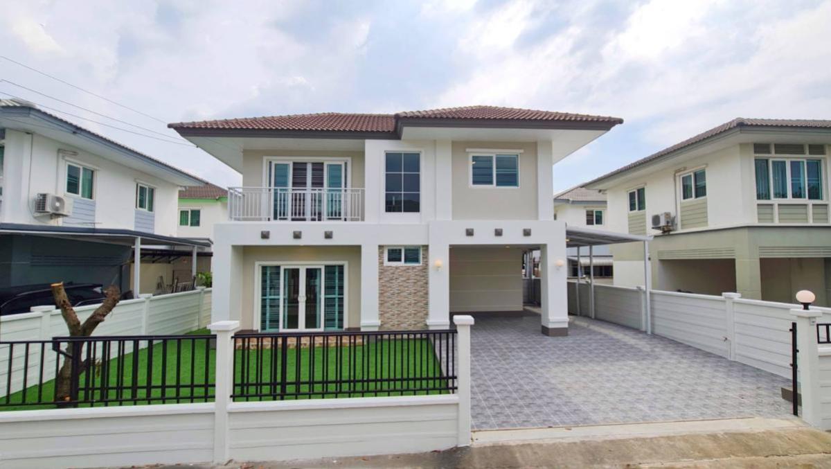 ขายบ้านนนทบุรี บางใหญ่ บางบัวทอง : ขายบ้าน  บ้านคุณาภัทร 6 หน้ากว้าง รีโนเวทใหม่ พิมลราช บางบัวทอง นนทบุรี CX-133778