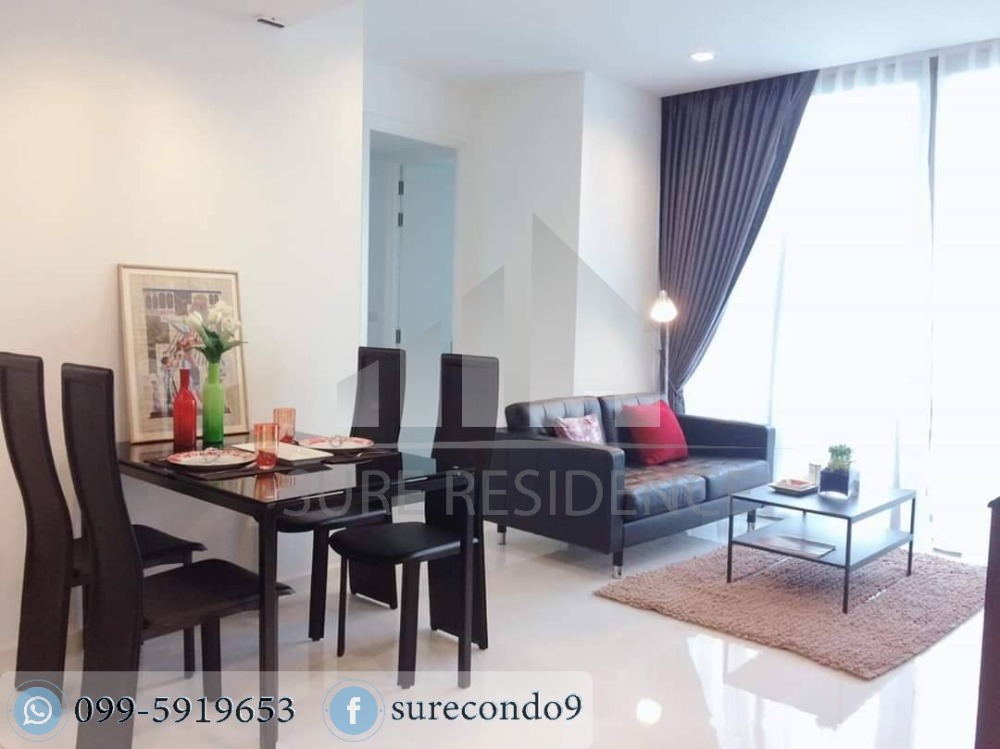 ให้เช่าคอนโดสาทร นราธิวาส : 0099-A😊 For RENT ให้เช่า 2 ห้องนอน 🚄ใกล้ BTS ช่องนนทรี เพียง 10 นาที 🏢โครงการ นาราไนน์ Nara 9 🔔พื้นที่:66.00ตร.ม. 💲ราคาเช่า:40,000.-บาท 📞O99-5919653,O86-454O477✅LineID:@sureresidence