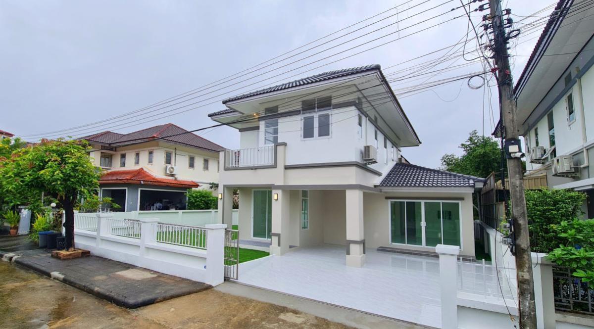 For SaleHousePathum Thani,Rangsit, Thammasat : For Sale House , Baan Fah Green Park Rangsit Khlong 2 , wide frontage , newly renovated , Khu Khot , Lam Luk Ka , Pathum Thani , CX-136752
