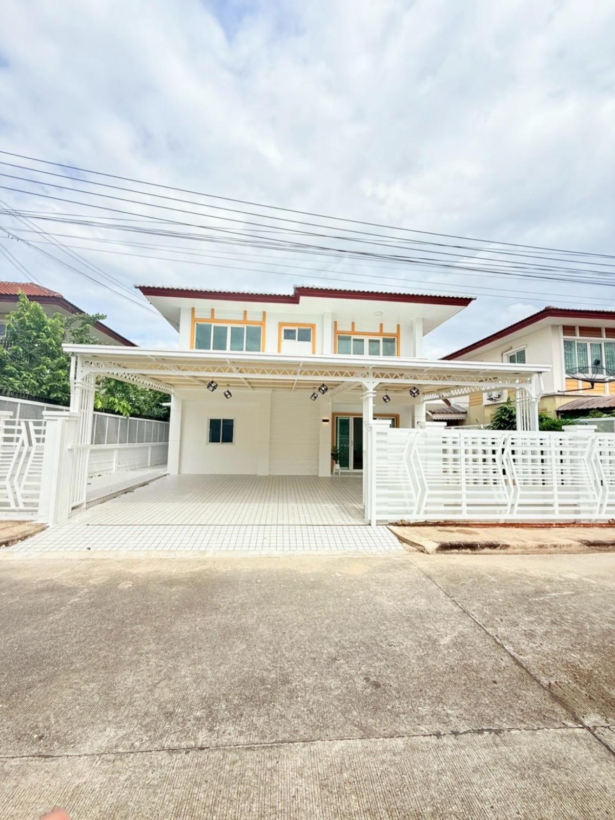 ขายบ้านนนทบุรี บางใหญ่ บางบัวทอง : ขายบ้าน  บ้านคุณาภัทร 3 บ้านกล้วย - ไทรน้อย หน้ากว้าง รีโนเวทใหม่ บางบัวทอง บางบัวทอง นนทบุรี CX-136531