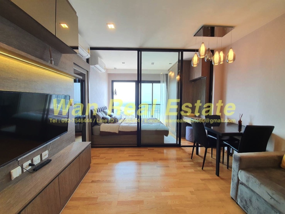 ให้เช่าคอนโดรัตนาธิเบศร์ สนามบินน้ำ พระนั่งเกล้า : ให้เช่า politan Rive ชั้น 38 ขนาด 30 ตร.ม. วิวแม่น้ำ ทิศใต้ สวย ครบ พร้อมอยู่