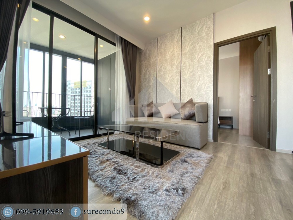 For RentCondoRama9, Petchburi, RCA : 0073-Y😊 For RENT ให้เช่า 2 ห้องนอน 🚄ใกล้ MRT เพชรบุรี เพียง 4 นาที🏢ไอดีโอ โมบิ อโศก Ideo Mobi Asoke🔔พื้นที่:55.00ตร.ม.💲ราคาเช่า:41,000.-บาท📞:099-5919653 ✅LineID:@sureresidence