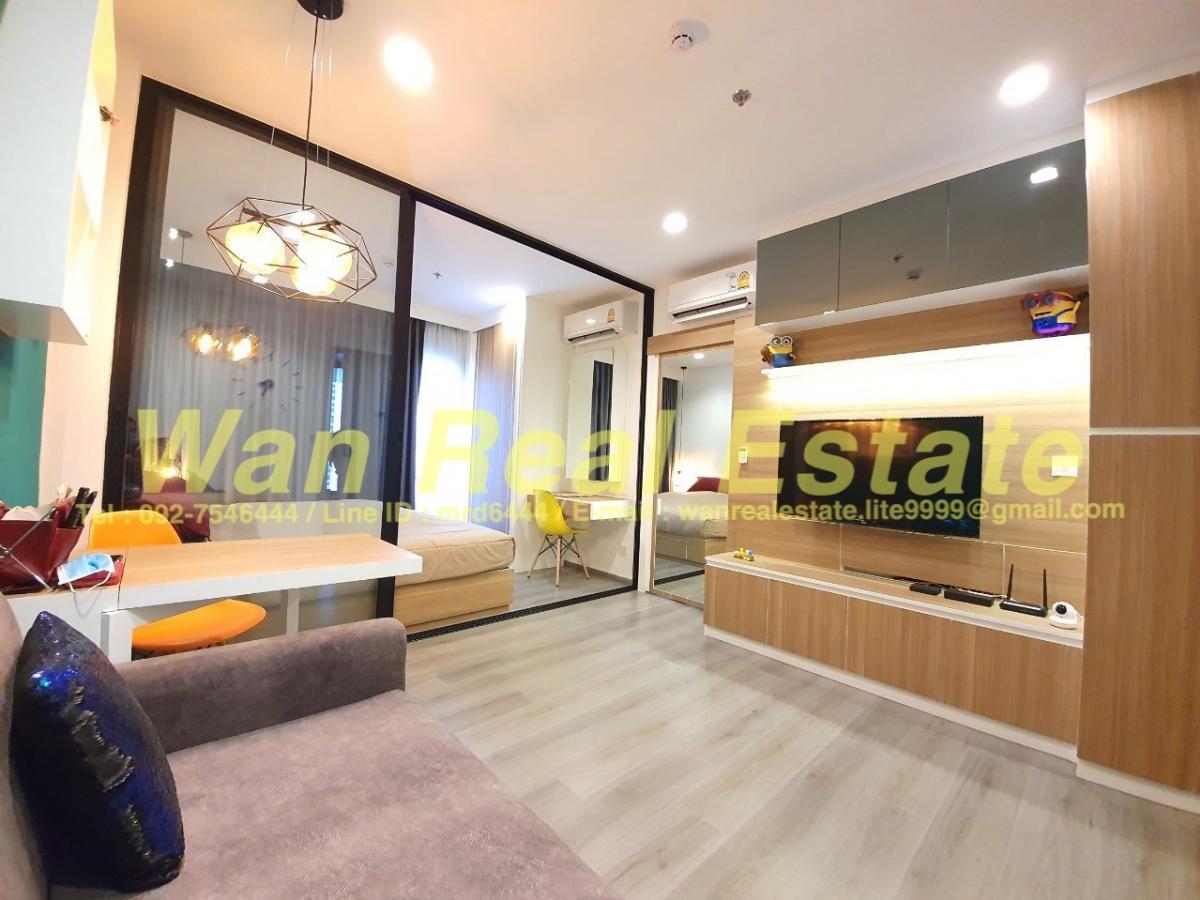 ให้เช่าคอนโดรัตนาธิเบศร์ สนามบินน้ำ พระนั่งเกล้า : ให้เช่าคอนโด politan rive ชั้น 21  ขนาด 31 ตร.ม. ทิศใต้ วิวแม่น้ำ สะพานพระนั่งเกล้า สวย พร้อมอยู่