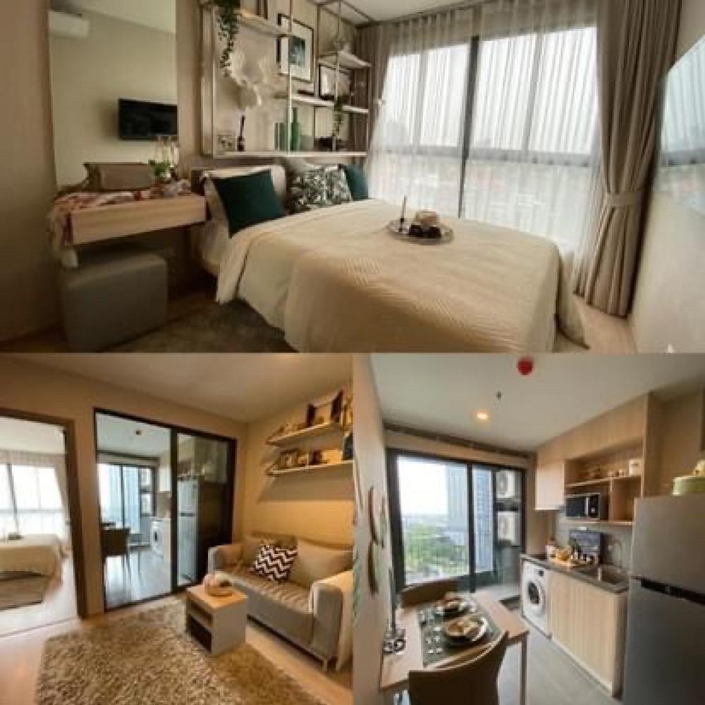 For RentCondoBangna, Bearing, Lasalle : For rent Ideo O2 33 sqm. 1 bedroom, closed kitchen, call 0868889328 (ball)