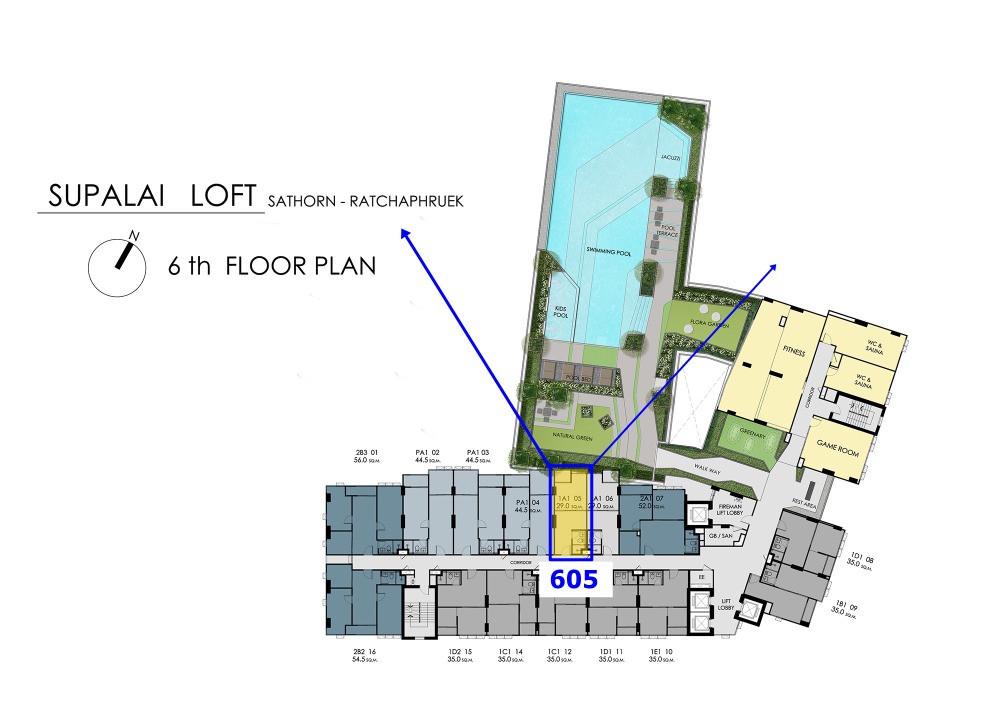 ขายคอนโดท่าพระ ตลาดพลู วุฒากาศ : (เจ้าของ) ขายห้องใหม่ 1 Bed มีรูปห้องจริง ถูกสุดในโครงการ!! Supalai ลอฟท์ สาทร - ราชพฤกษ์ 
