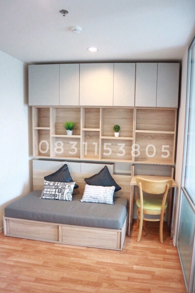 For RentCondoRama5, Ratchapruek, Bangkruai : 🌈Lumpini Nakhon In, corner room, built-in furniture, open view, no blocking buildings, complete electrical appliances. There is a washing machine.