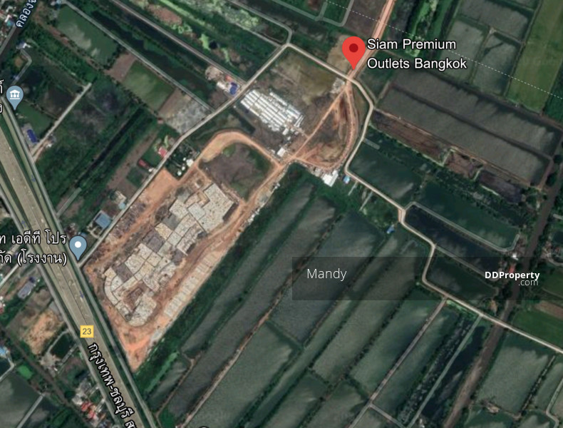 For SaleLandLadkrabang, Suwannaphum Airport : Land 80Rai, only 4MTHB/Rai Luang pang-Lad Krabang Samutprakarn, near Siam Premium Outlet
