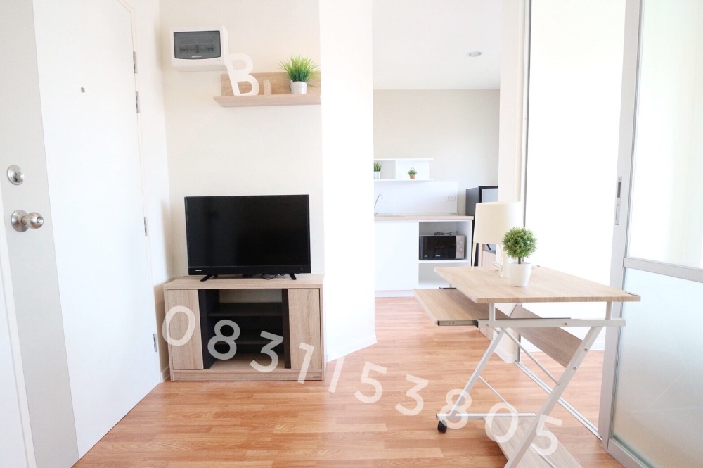 For RentCondoRama5, Ratchapruek, Bangkruai : 🌈Lumpini Nakhon In has complete electrical appliances. There is a washing machine in the room. Open view, no buildings blocking it.