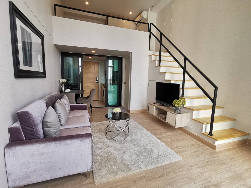 ให้เช่าคอนโดรัตนาธิเบศร์ สนามบินน้ำ พระนั่งเกล้า : ( DUPLEX!! ) 1 ห้องนอน 42 ตร.ม. KnightsBridge Tiwanon ติดรถไฟฟ้า สถานีกระทรวงสาธารณสุข ติวานนท์