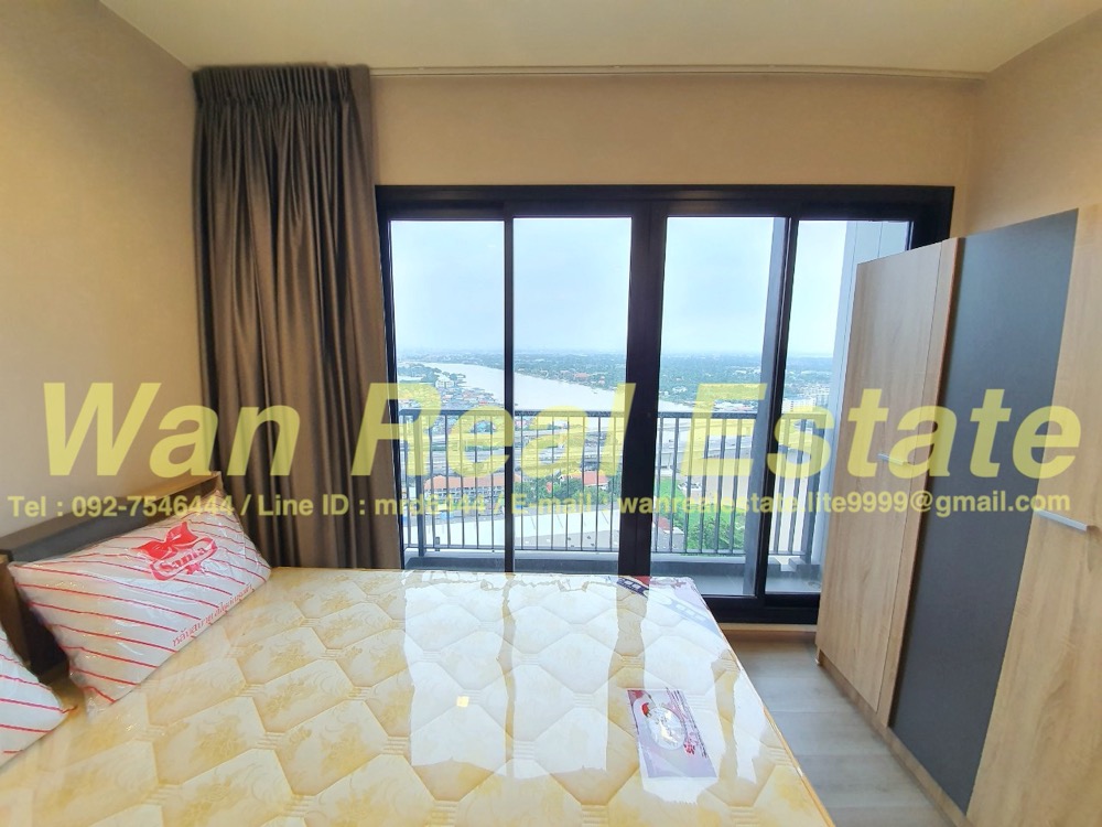 ให้เช่าคอนโดรัตนาธิเบศร์ สนามบินน้ำ พระนั่งเกล้า : ให้เช่าคอนโด politan rive ชั้น 30 ขนาด 31 ตร.ม. วิวแม่น้ำ สะพานพระนั่งเกล้า ครบพร้มอยู่