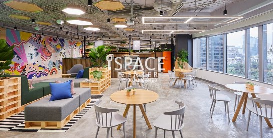 For RentOfficeSathorn, Narathiwat : Service Office for rent near BTS Surasak, grade A ++ office, beautiful room with carrying notebook Get to work immediately++