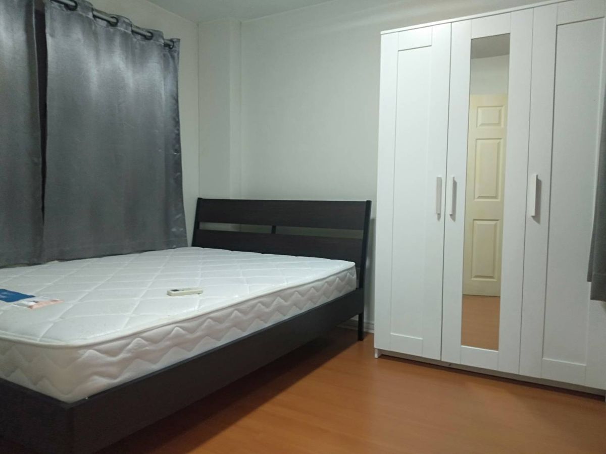 For RentCondoRamkhamhaeng, Hua Mak : For rent: Lumpini Bodindecha-Ram, size 25 sq m., A1, 3rd floor, price 6,000 baht, with furniture and appliances.