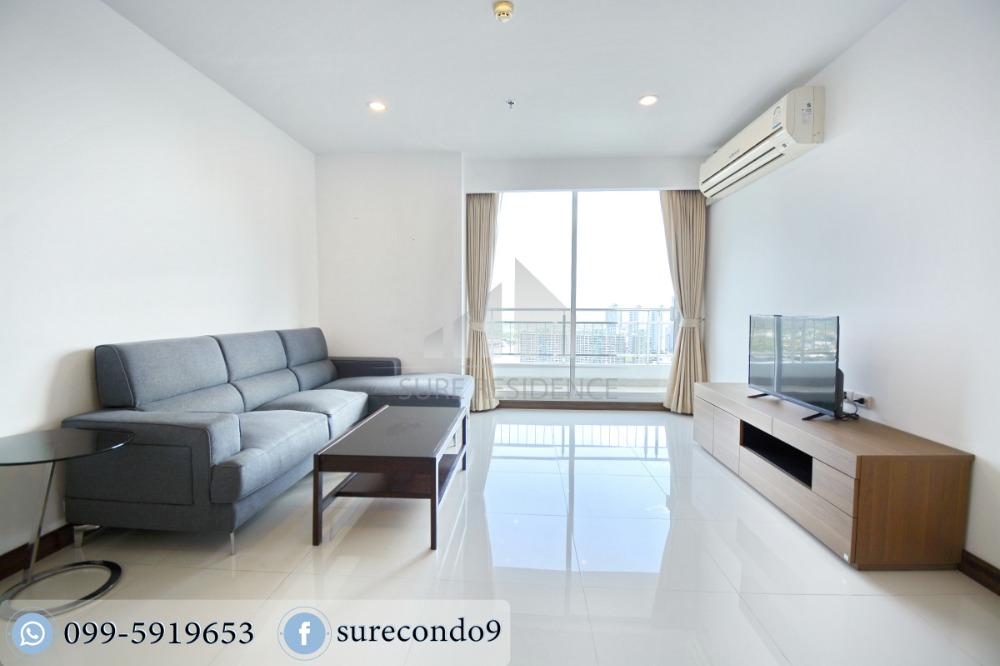 ให้เช่าคอนโดพระราม 3 สาธุประดิษฐ์ : 1294-M😊 For RENT ให้เช่า 2 ห้องนอน🚄ใกล้ BTS ช่องนนทรี🏢ศุภาลัย พรีมา ริวา Supalai Prima Riva🔔พื้นที่:106.00ตร.ม.💲เช่า:40,000.-บาท📞:099-5919653✅LineID:@sureresidence