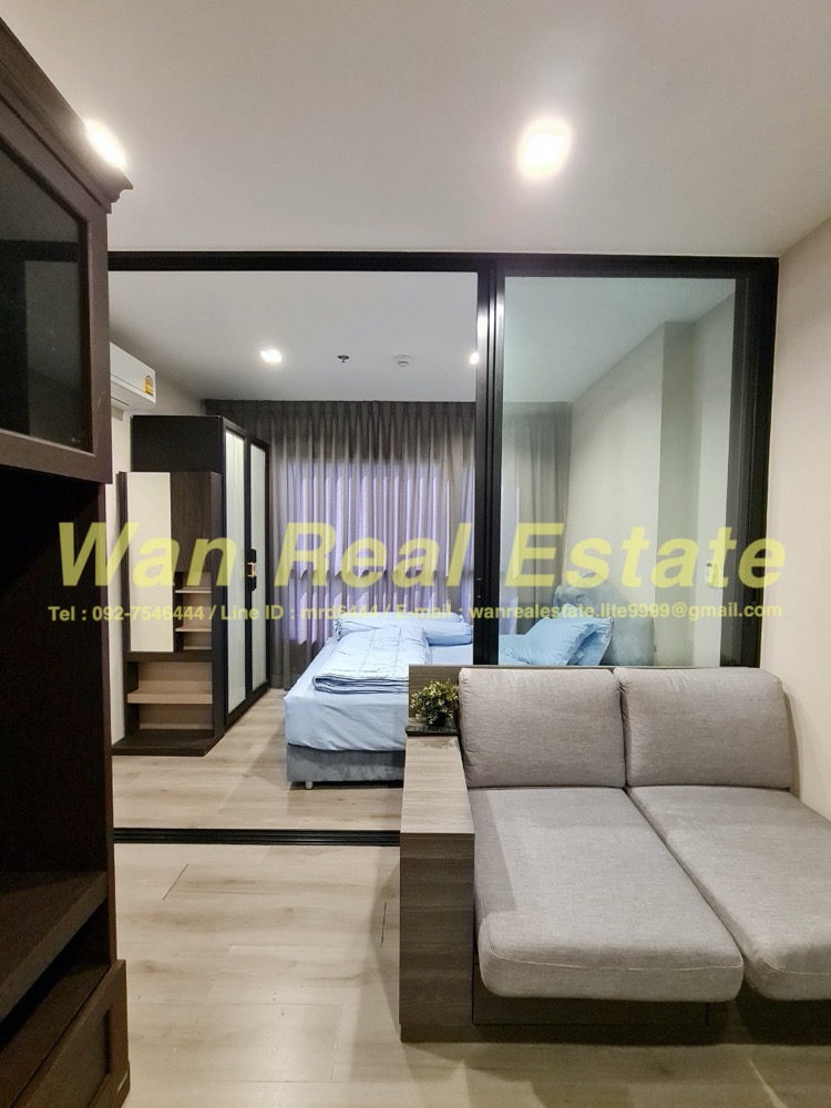 For RentCondoRattanathibet, Sanambinna : Condo for rent, politan rive, 18th floor, size 25 sq.m., corner room, river view, fully furnished, affordable price