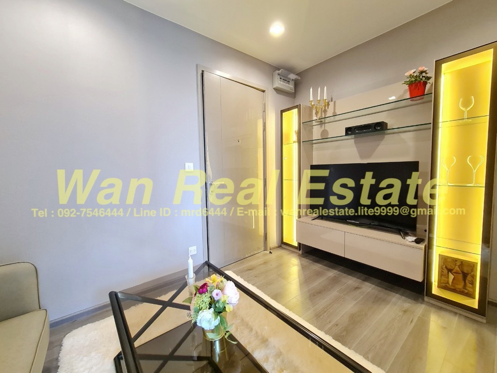 For RentCondoRattanathibet, Sanambinna : For rent, politan aqua, 31st floor, size 30 sq m.