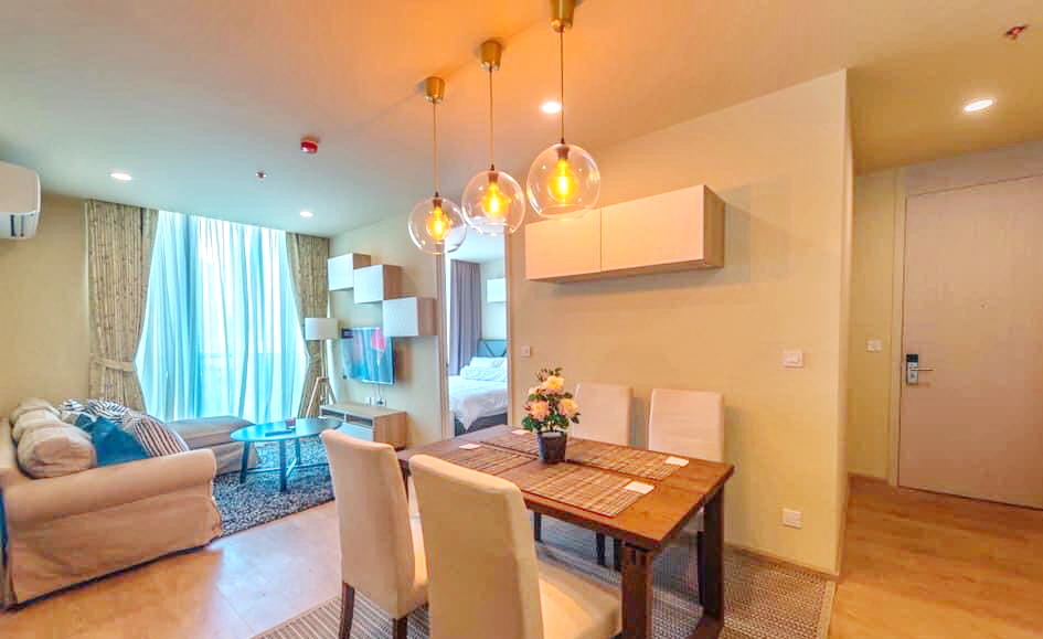 For RentCondoSukhumvit, Asoke, Thonglor : 2877😊 For RENT ให้เช่า 2 ห้องนอน🚄ใกล้ BTS อโศก🏢โนเบิล รีโคล สุขุมวิท 19 Noble Recole Sukhumvit 19🔔พื้นที่:62.22ตร.ม.💲เช่า:45,000฿📞O99-5919653,065-9423251✅LineID:@sureresidence