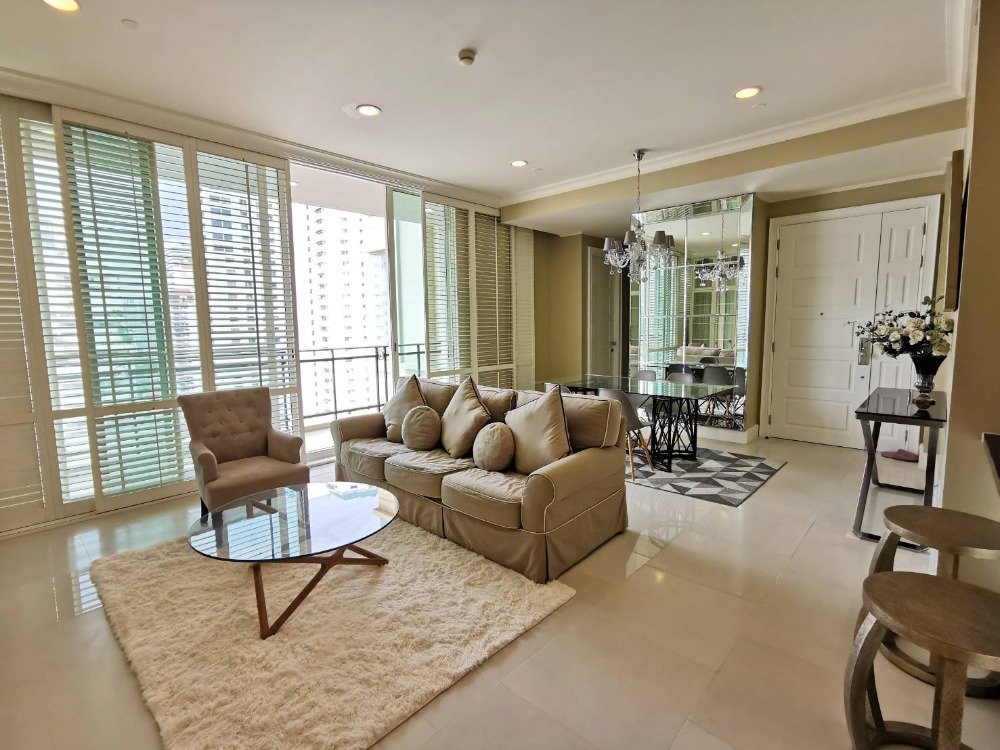 For RentCondoSukhumvit, Asoke, Thonglor : For rent: Luxury condo Royce Private Residence, 145 sqm, 3 BR/3B, Fl 10+, Unblock view, BTS Asoke/ MRT Sukhumvit