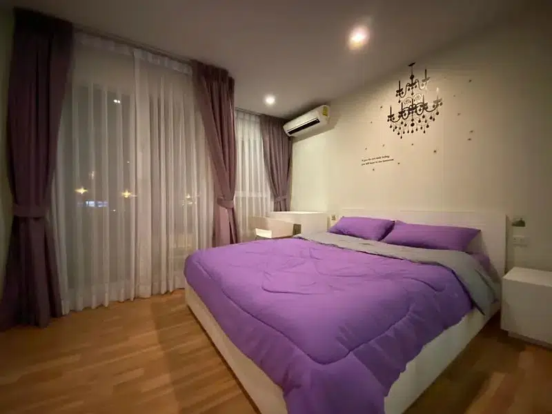 For RentCondoYothinpattana,CDC : For rent, We Condo, urgently, Ramintra, beautiful room, complete with electrical appliances, furniture.