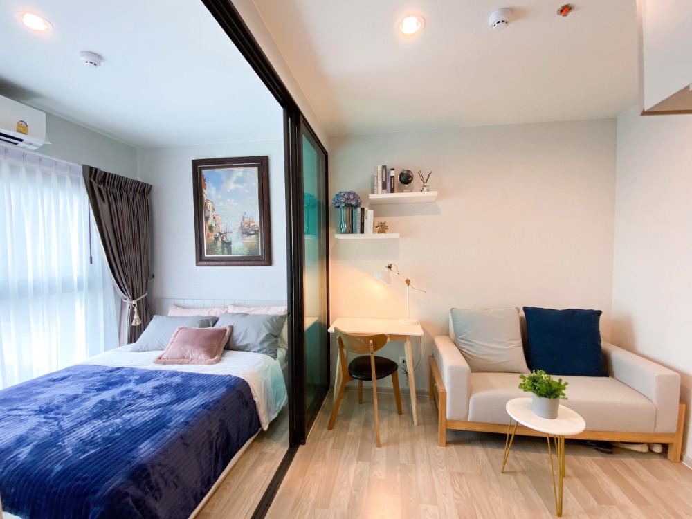For RentCondoRama9, Petchburi, RCA : 💥 Rent! Privacy Rama9 (Privacy Rama9), size 23 sq m., price 13,000 baht, with furniture and electrical appliances.
