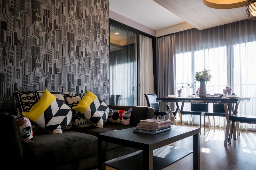 For RentCondoSukhumvit, Asoke, Thonglor : Condo for rent Noble Reveal Type 2 bedroom 2 bathroom Size 83 sq.m. Floor 17