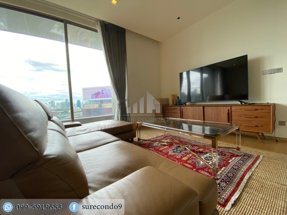 ให้เช่าคอนโดสีลม ศาลาแดง บางรัก : 3600-A😊 For RENT ให้เช่า 2 ห้องนอน🚄ใกล้ MRT ลุมพินี🏢ศาลาแดง วัน Saladaeng One🔔พื้นที่:111.00ตร.ม.💲เช่า:120,000฿📞O88-7984117,O65-9423251✅LineID:@sureresidence