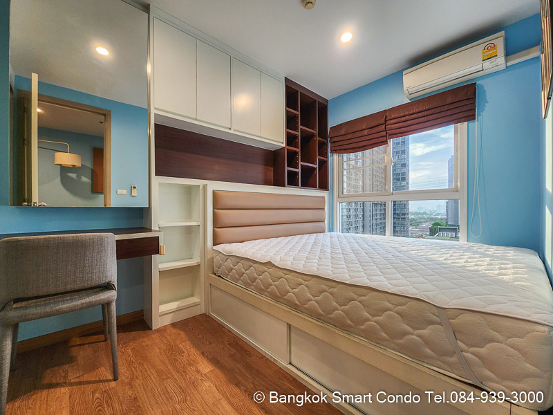 For RentCondoBang Sue, Wong Sawang, Tao Pun : Condo for rent, The Parkland Wong Sawang, 2 bedrooms, 1 bathroom, 44 sqm., 12A floor, beautiful decoration, pool view, fully furnished