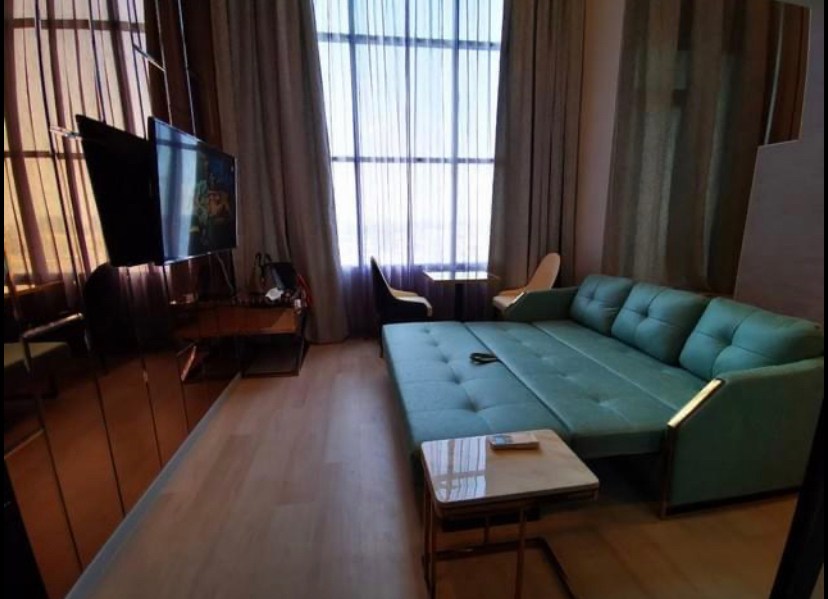 For RentCondoSathorn, Narathiwat : Knightsbridge Prime Sathorn for rent Duplex 1 bedroom 37 sq.m. fl.33 Fully furnished, Ready move in near BTS Chongnonsri