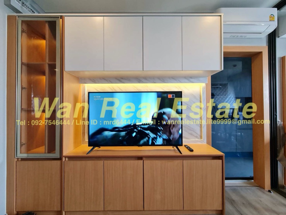 For RentCondoRattanathibet, Sanambinna : Condo for rent politan aqua, 57th floor, size 31 sq.m., river view, river front zone, beautiful decoration, ready to move in