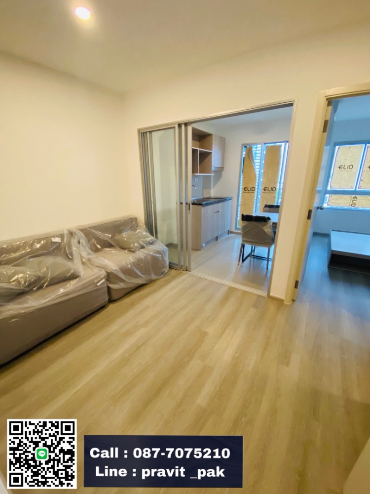 For SaleCondoThaphra, Talat Phlu, Wutthakat : Elio Sathorn-Wutthakat, new room, first hand, direct from the project, 1 Bedroom 31 sq m, special price only 2.59 million.