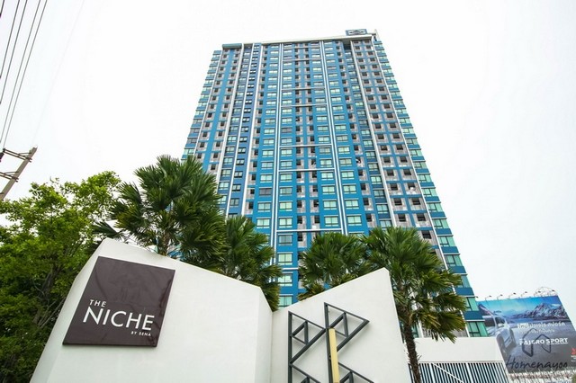 ให้เช่าคอนโดเกษตรศาสตร์ รัชโยธิน : Condo Niche Mono Ratchavipha, near the expressway, opposite Kasemrad Hospital.