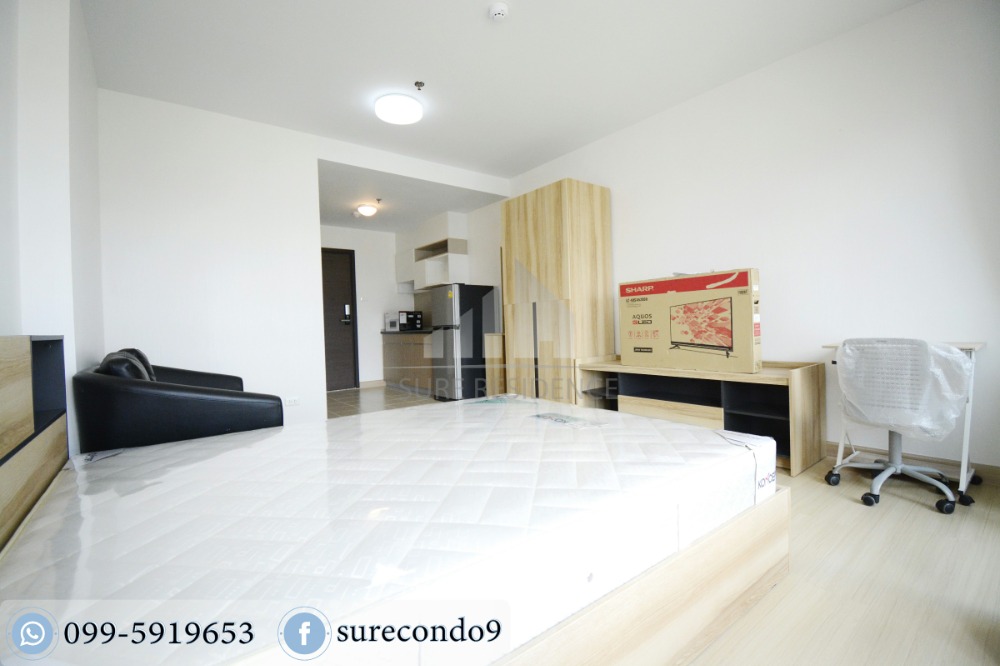 ให้เช่าคอนโดพระราม 9 เพชรบุรีตัดใหม่ RCA : 0023-A😊For RENT ให้ห้องเช่า Studio ใกล้ MRT พระราม 9 🏢 ศุภาลัย เวอเรนด้า พระราม 9 Supalai Veranda Rama 9 🔔พื้นที่:30.00 ตร.ม. 💲ราคาเช่า:฿11,000.- บาท *เฟอร์ครบ 📞นัดชมห้อง:099-5919653 ✅LineID:@sureresidence