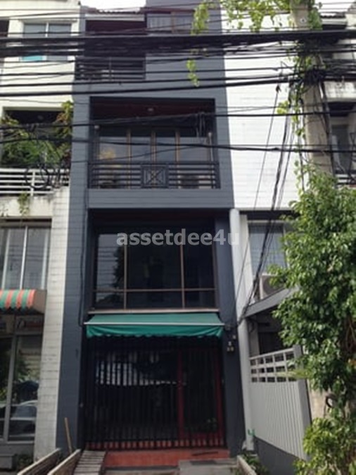 ให้เช่าโฮมออฟฟิศรามคำแหง หัวหมาก : ให้เช่าโฮมออฟฟิศ 4 ชั้น หมู่บ้านศรีวรา ทาวน์อินทาวน์  เหมาะทำสำนักงาน