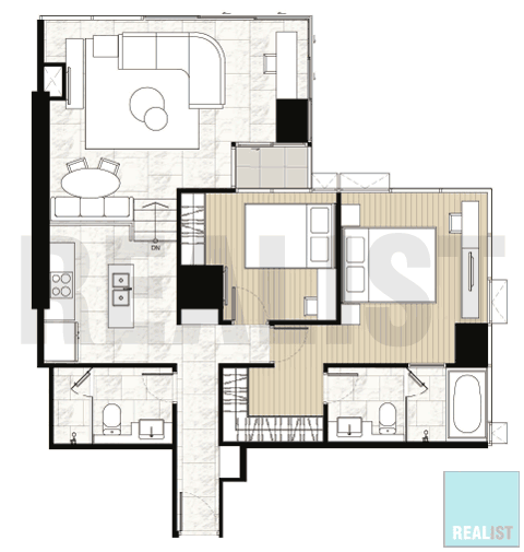 For SaleCondoSilom, Saladaeng, Bangrak : express!!! Last room Ashton Silom 2BR Stack floor 15.4MB Make an appointment to see the room 086-3956656 View 360 ° follow the link
