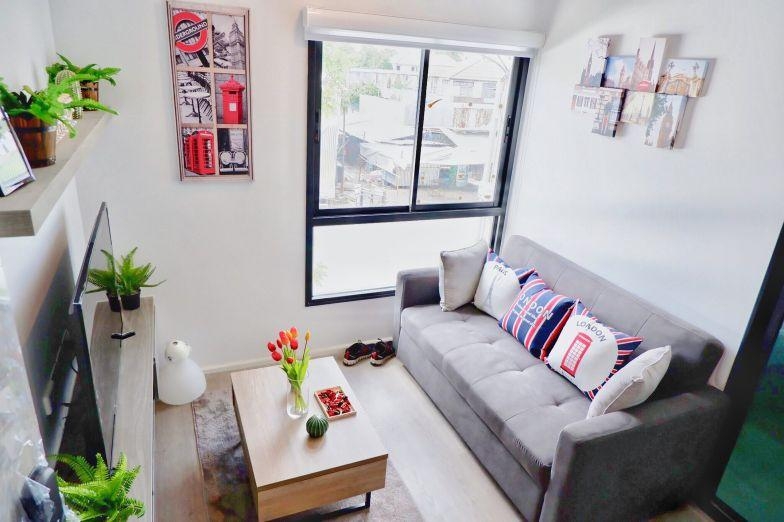 ให้เช่าคอนโดบางนา แบริ่ง ลาซาล : ⭐️(*ห้องมุม /มี VDO ให้ดู / Sofa Bed / 2 นอน / มี ค.ซักผ้า / ไม่ร้อนแดดบ่าย)⭐️ - ให้เช่า Notting Hill Sukhumvit 105 ใกล้ BTS แบริ่ง 400m