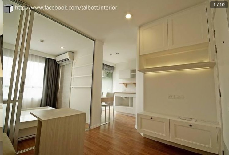 For RentCondoRama9, Petchburi, RCA : For rent, Lumpini Park LPN Rama 9-Ratchada, 1 bedroom, new room, never been in.  (Fully furniture and electric appliances)